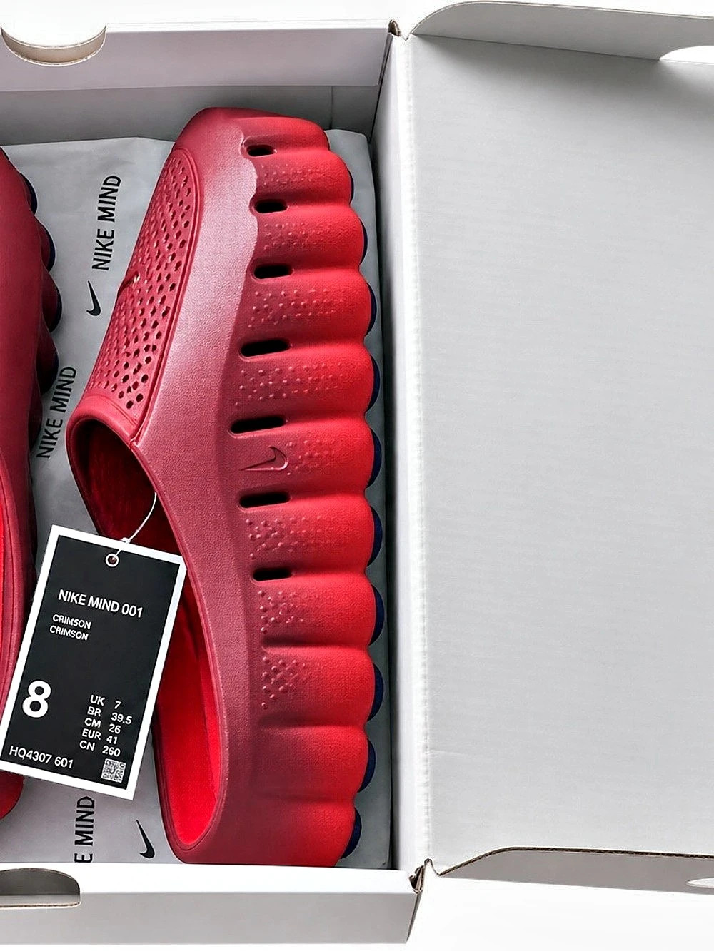Nike Nike Mind 001 Slip-On Sneakers in Red US 8 NWT - Picture 4 of 4